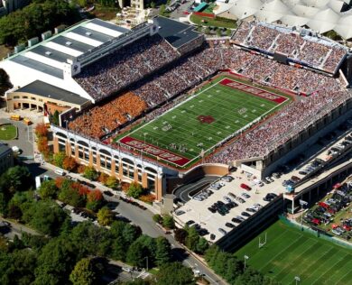 Alumni Stadium Football Game at Boston College